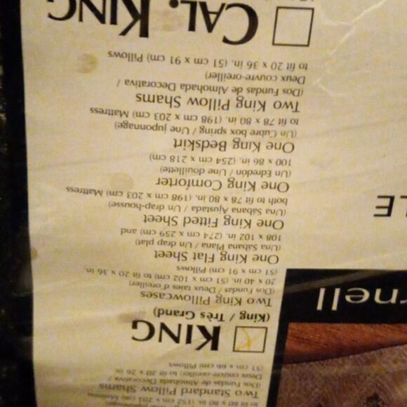 Bed sheet set (comforter not included) - Picture 9 of 10